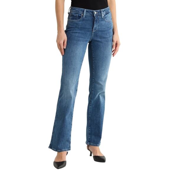 NYDJ Bootcut Stretch Denim Jeans Size 4 - Picture 1 of 6